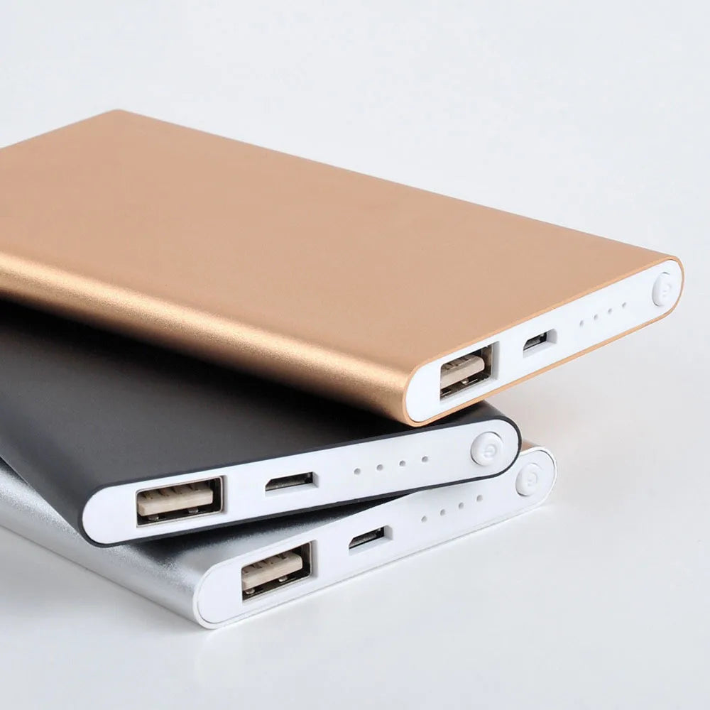 Powerbank Charger Power 12000mah Bank Lowest 18650 External bank bateria Portable Slim Backup Battery Ultra