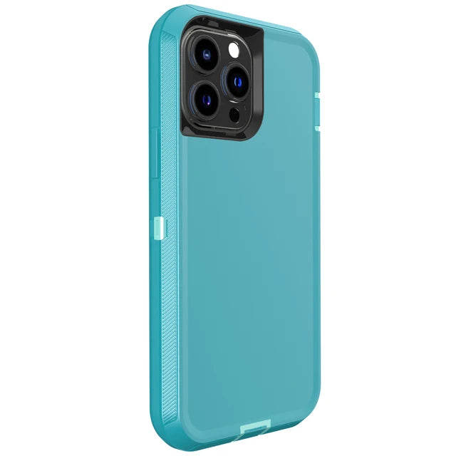 3 IN 1 Heavy Duty Armor Shockproof Dust-Proof Case For iPhone 15 14 13 12 11 16Pro MAX  MINI XSMAX XR X XS SE 6 7 8 PLUS Cover