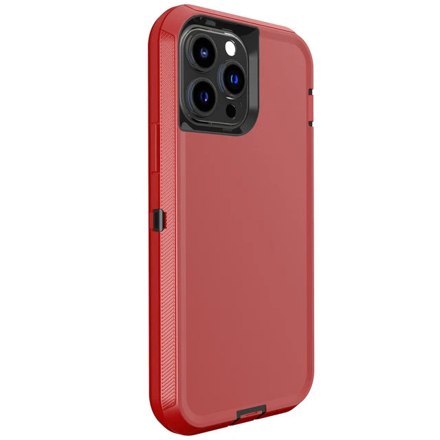 3 IN 1 Heavy Duty Armor Shockproof Dust-Proof Case For iPhone 15 14 13 12 11 16Pro MAX  MINI XSMAX XR X XS SE 6 7 8 PLUS Cover