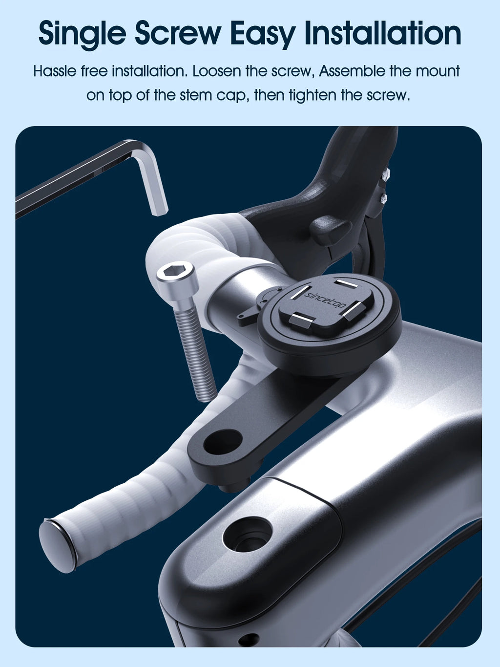 Aluminium Phone Holder for Bicycle Accessories Bike / Motorcycle Accessories Stand for Cell Phone for iPhone 15 Pro Max/Xiaomi