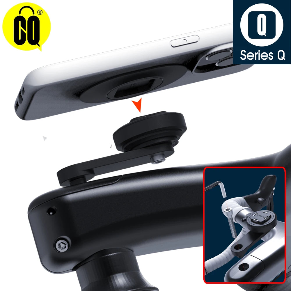 Aluminium Phone Holder for Bicycle Accessories Bike / Motorcycle Accessories Stand for Cell Phone for iPhone 15 Pro Max/Xiaomi